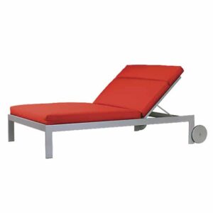 EASTSIDE Double Chaise Lounge with Wheels LC 2890-46LW