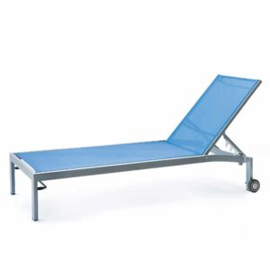 BLEAU G2 BL2 7165W Stacking Chaise Lounge with Wheels