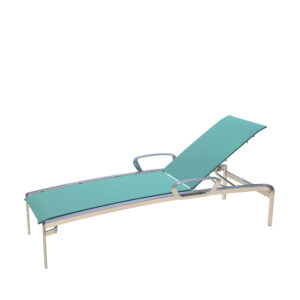 CARLYLE Stacking Chaise Lounge with Arms CY 7191