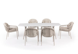 PALMERA Boat-Shaped Dining Table PL 1000-4284