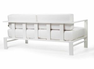 KENDALL Loveseat With Quilted Cushions